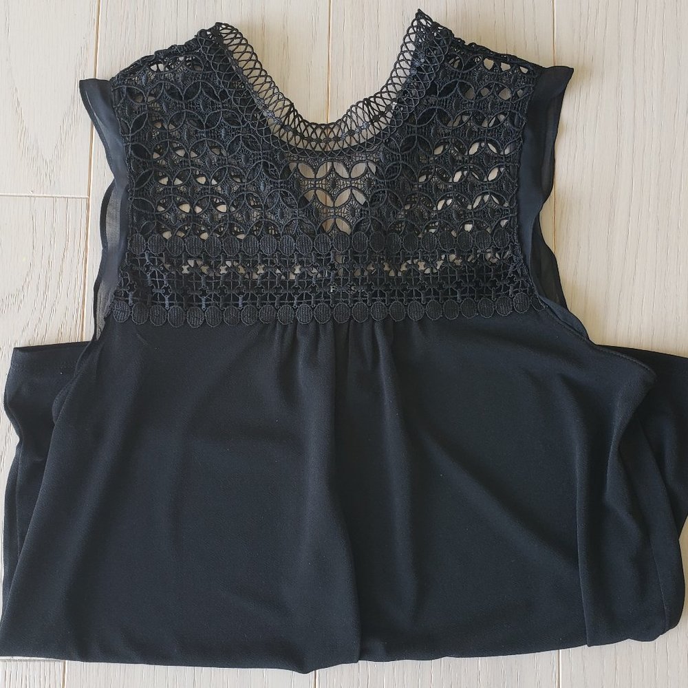 Black Express Top Size Small